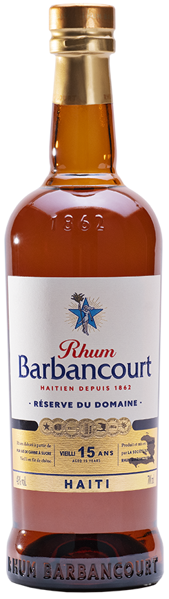 Barbancourt Réserve du Domaine bottle, aged 15 years